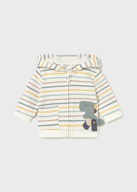 Newborn Boy 3-Piece Sage Dino Set - Shirt, Hats & Jacket Clothing - Boys Outfits Mayoral