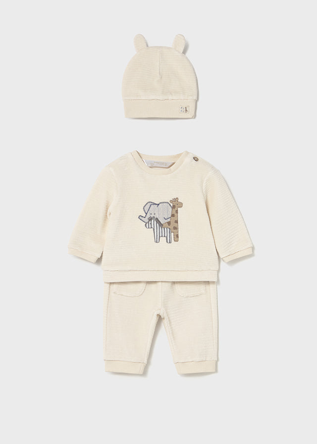 Newborn Boy 3-Piece Corduroy Set Clothing - Boys Outfits Mayoral