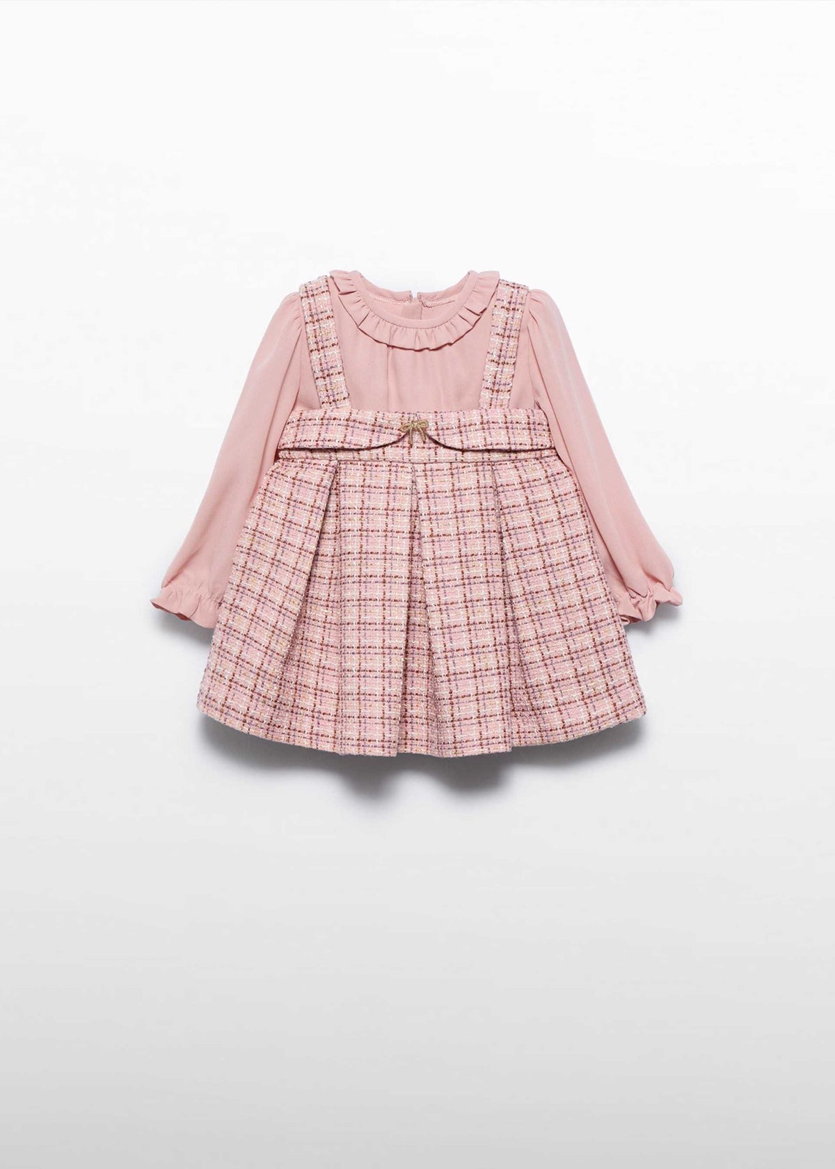 Baby Girl Tweed Pinafore Dress Baby & Toddler Dresses Abel & Lula
