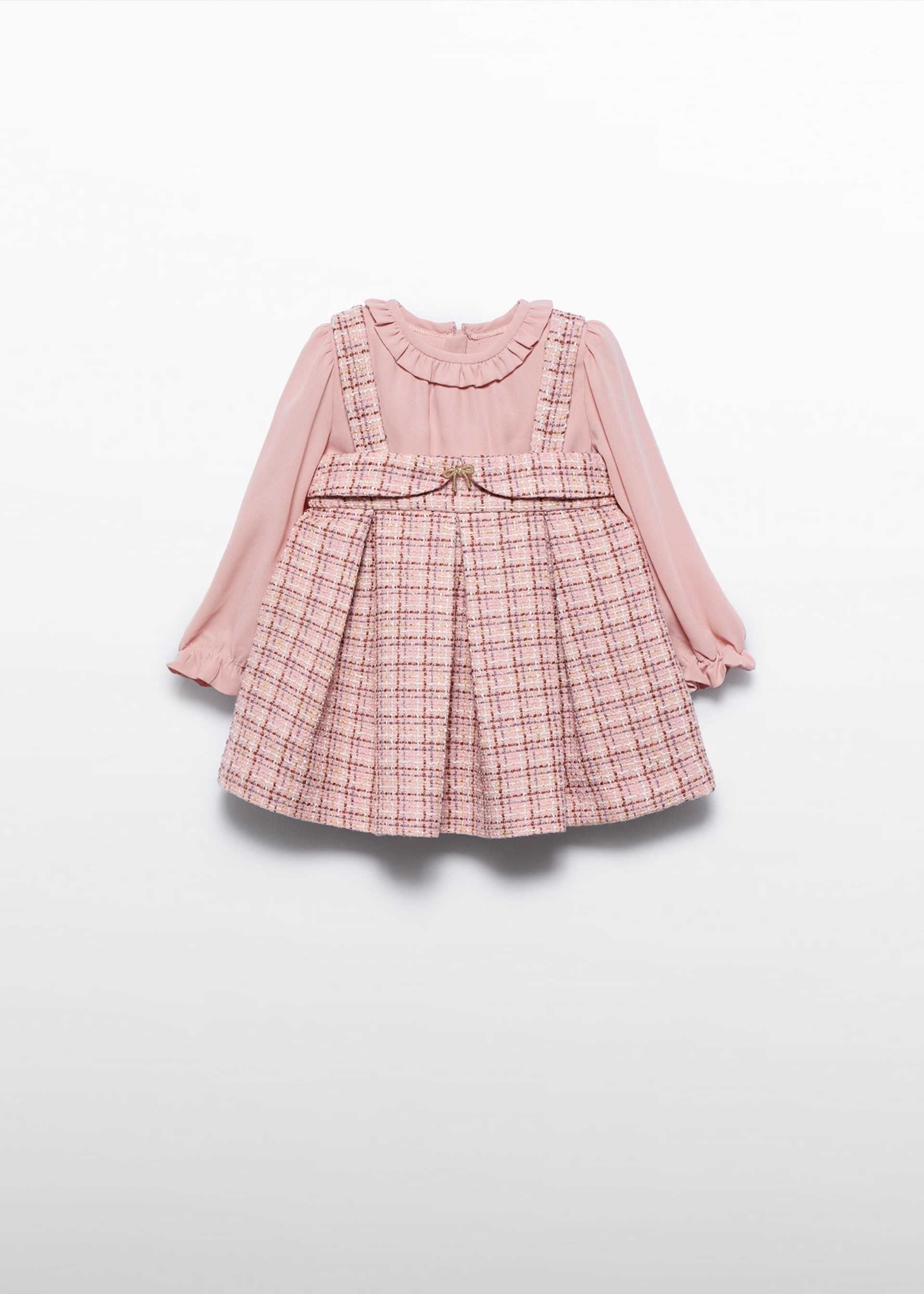 Baby Girl Tweed Pinafore Dress Baby & Toddler Dresses Abel & Lula