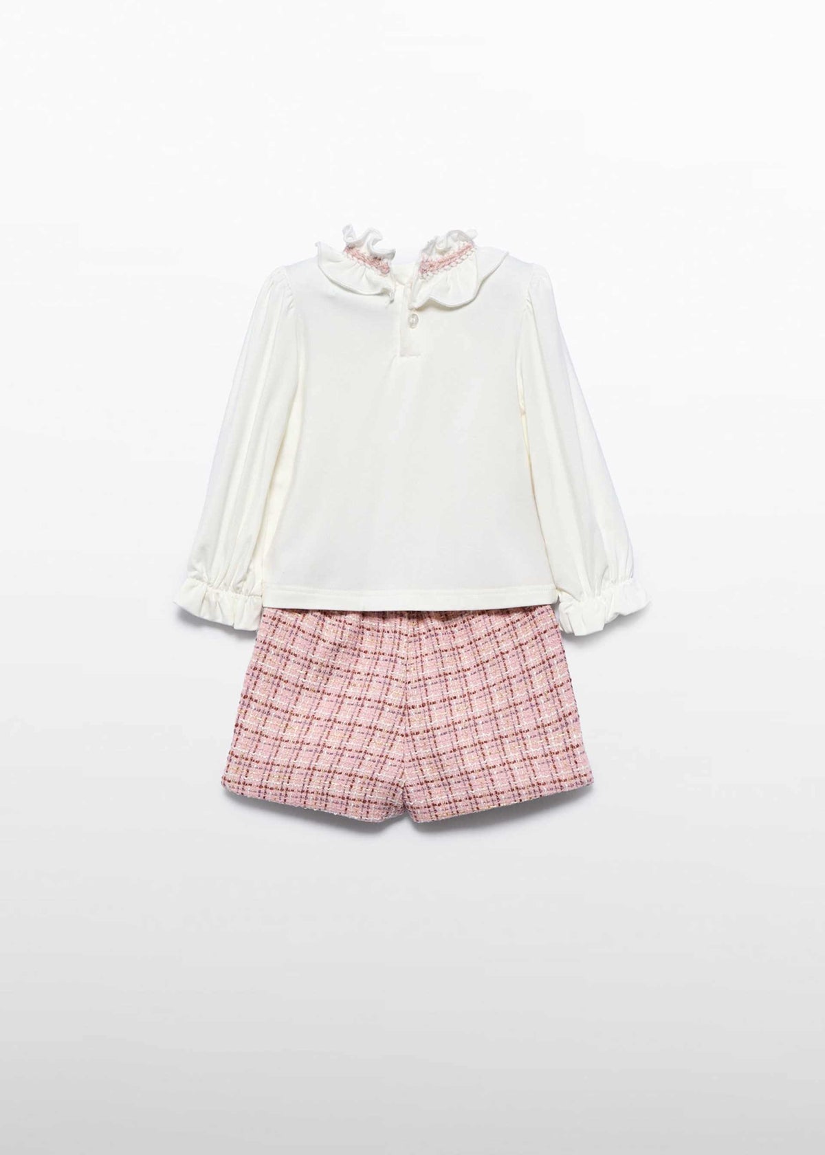Baby Girl Tweed Bermuda Shorts Set Clothing - Girls Outfits Abel & Lula