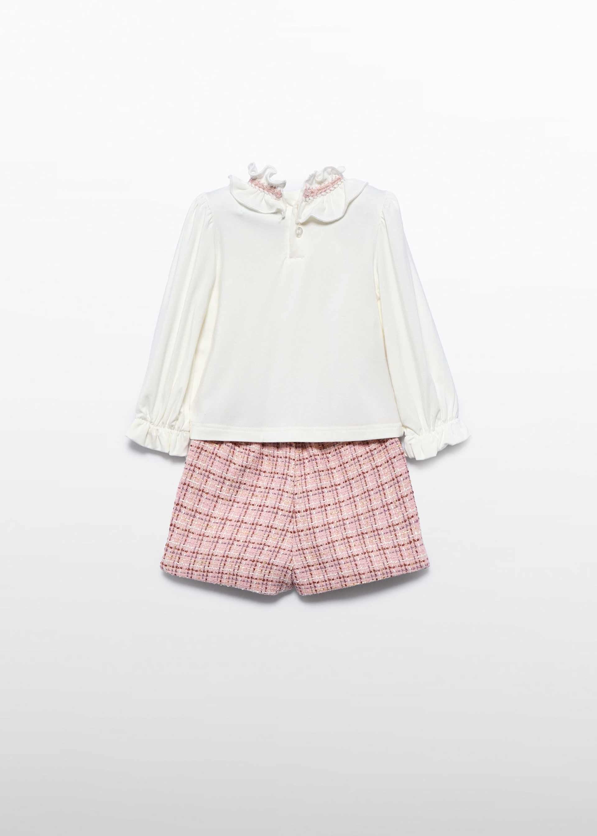 Baby Girl Tweed Bermuda Shorts Set Clothing - Girls Outfits Abel & Lula