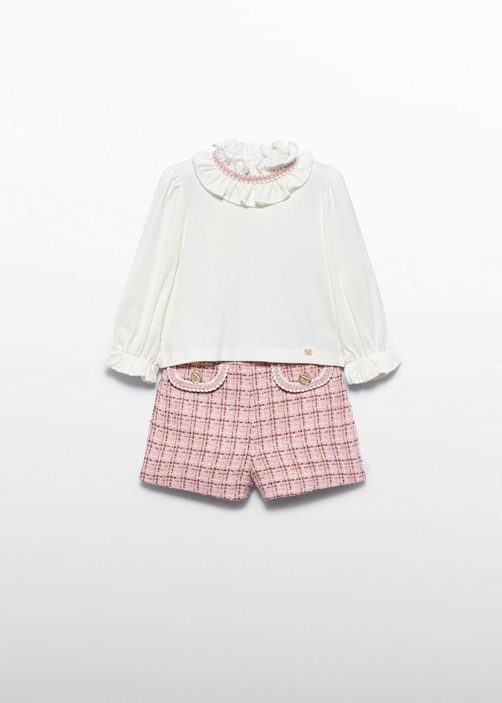 Baby Girl Tweed Bermuda Shorts Set Clothing - Girls Outfits Abel & Lula