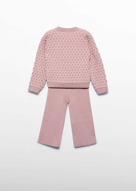Petal Pink Knit Pants Set Destination Baby & Kids