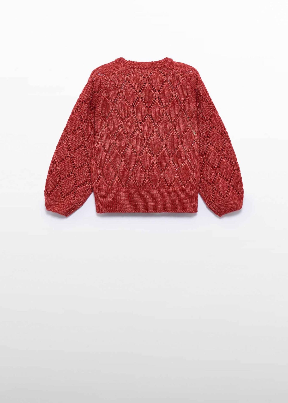 Girl Shiny Openwork Sweater Clothing - Girls Outfits Abel & Lula
