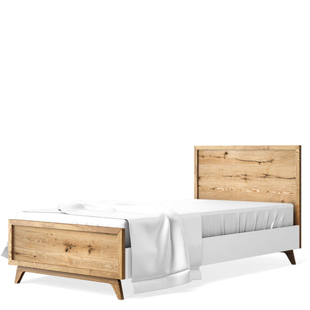 Romina Uptown Twin Bed Beds - Twin Romina Furniture Solid White