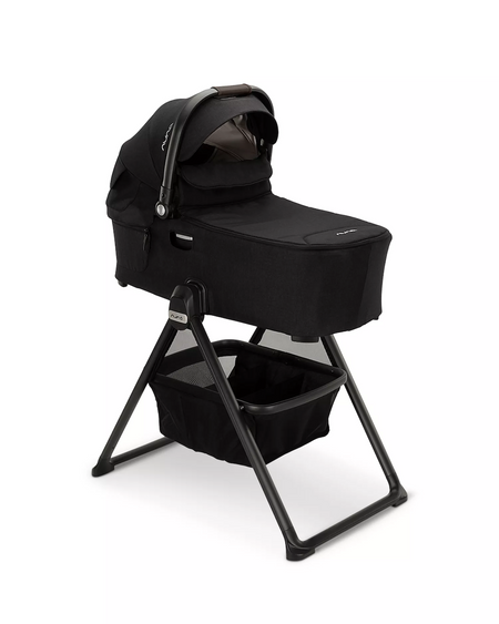 DEMI Next bassinet + Stand Bassinets Nuna Caviar w/ Chocolate