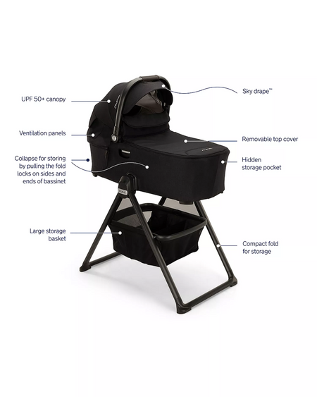 DEMI Next bassinet + Stand Bassinets Nuna