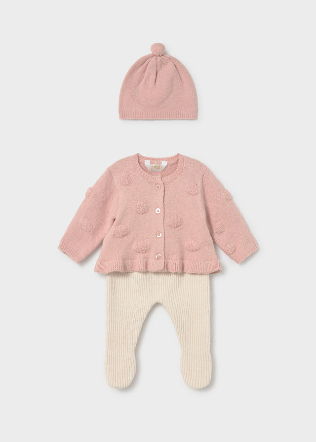 Girls Footed Pant and Cardigans Set Footies Mayoral