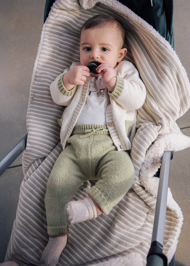 Long knit 3-piece trouset set - Bayleaf Clothing - Girls Outfits Mayoral