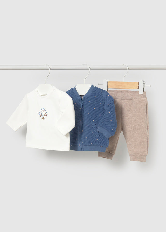 Newborn Boy Tracksuit with T-Shirt - Blueberry Baby & Toddler Outfits Mayoral
