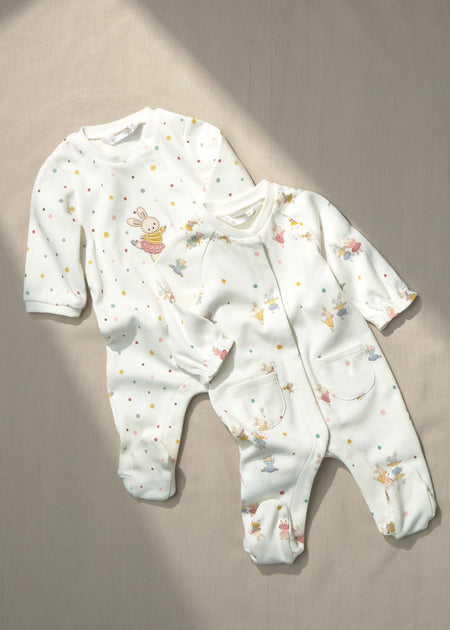 Snap Newborn Cotton Footie Footies Mayoral