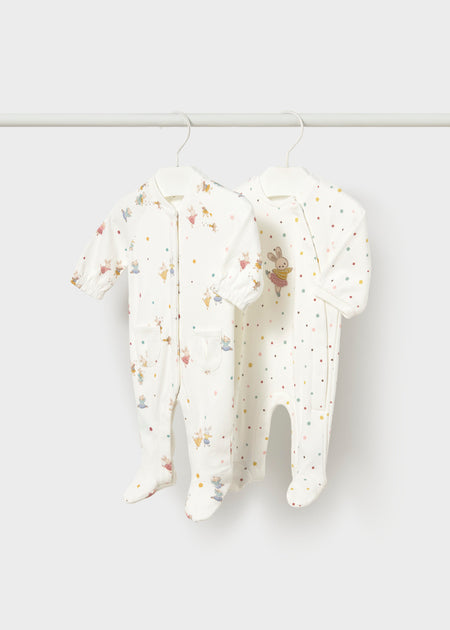 Snap Newborn Cotton Footie Footies Mayoral