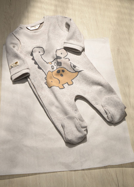 Dino Cotton Romper Footies Mayoral