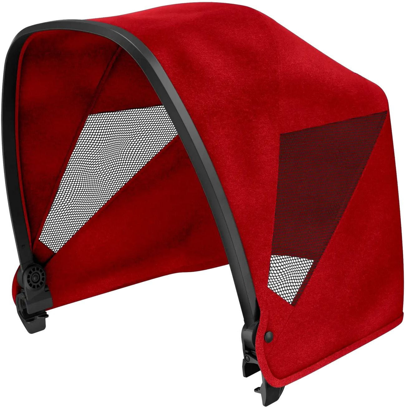 Cruiser Custom Retractable Canopy Stroller Accessories Veer Pele Red