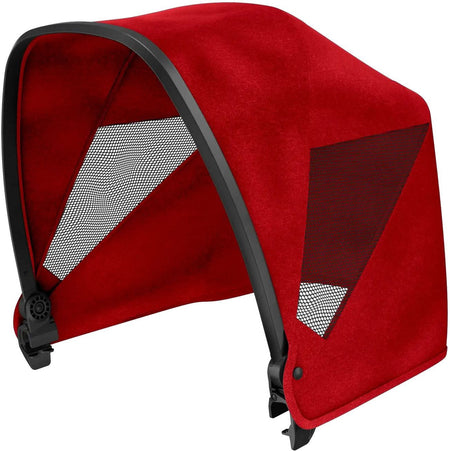 Cruiser Custom Retractable Canopy Stroller Accessories Veer Pele Red