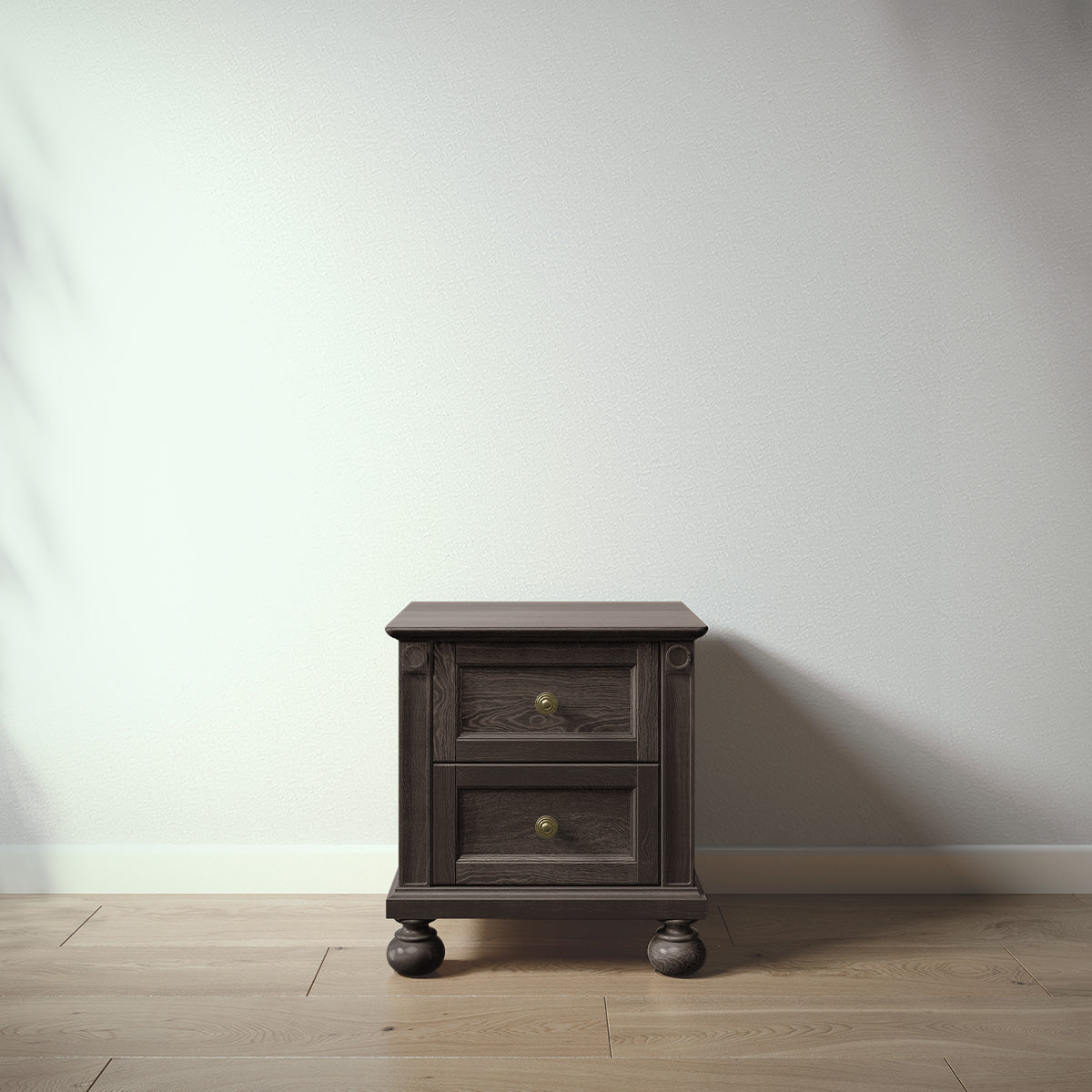 Romina Dakota Nightstand Nightstands Romina Furniture Aqua Grey Bronze Swirl Knob