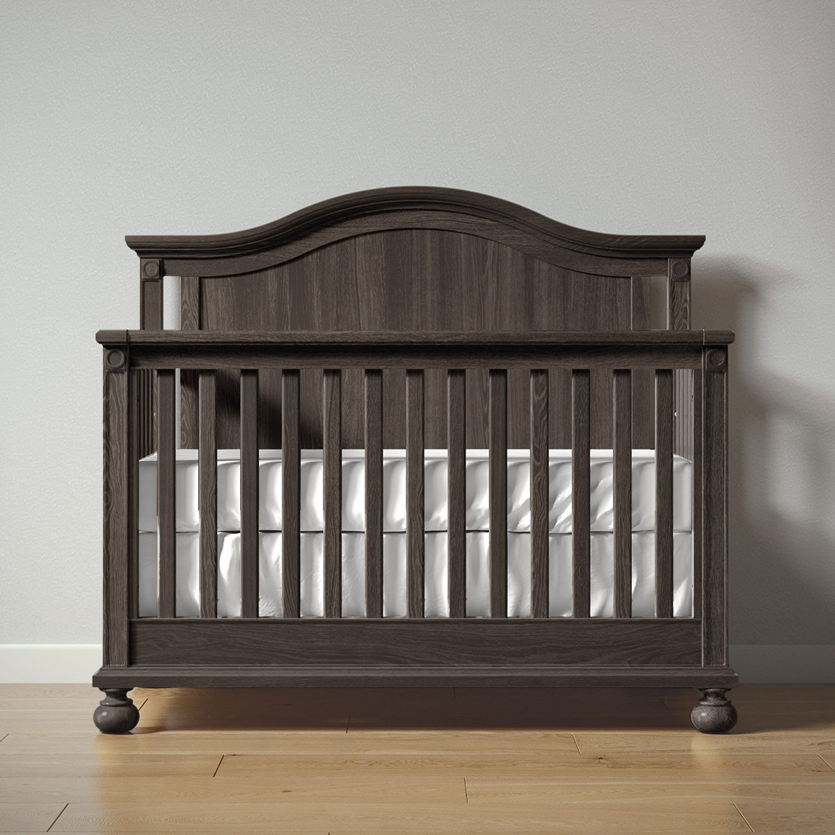 Romina Dakota Convertible Crib Cribs Romina Furniture Aqua Grey