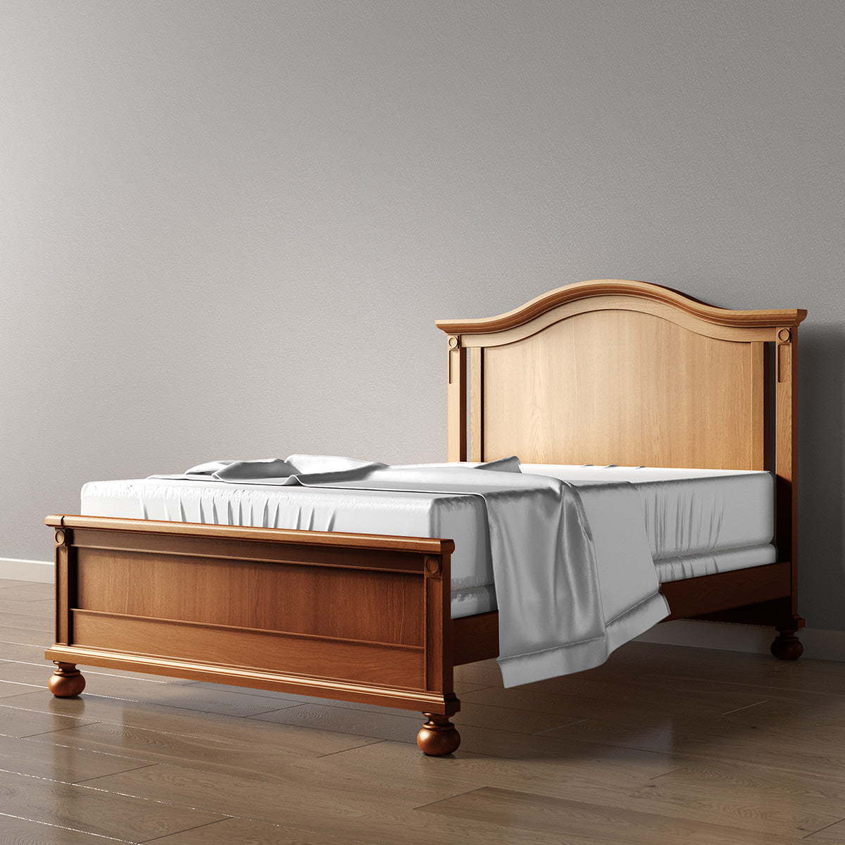 Romina Dakota Full Bed / Solid Back Beds - Full Romina Furniture Bruno Antico