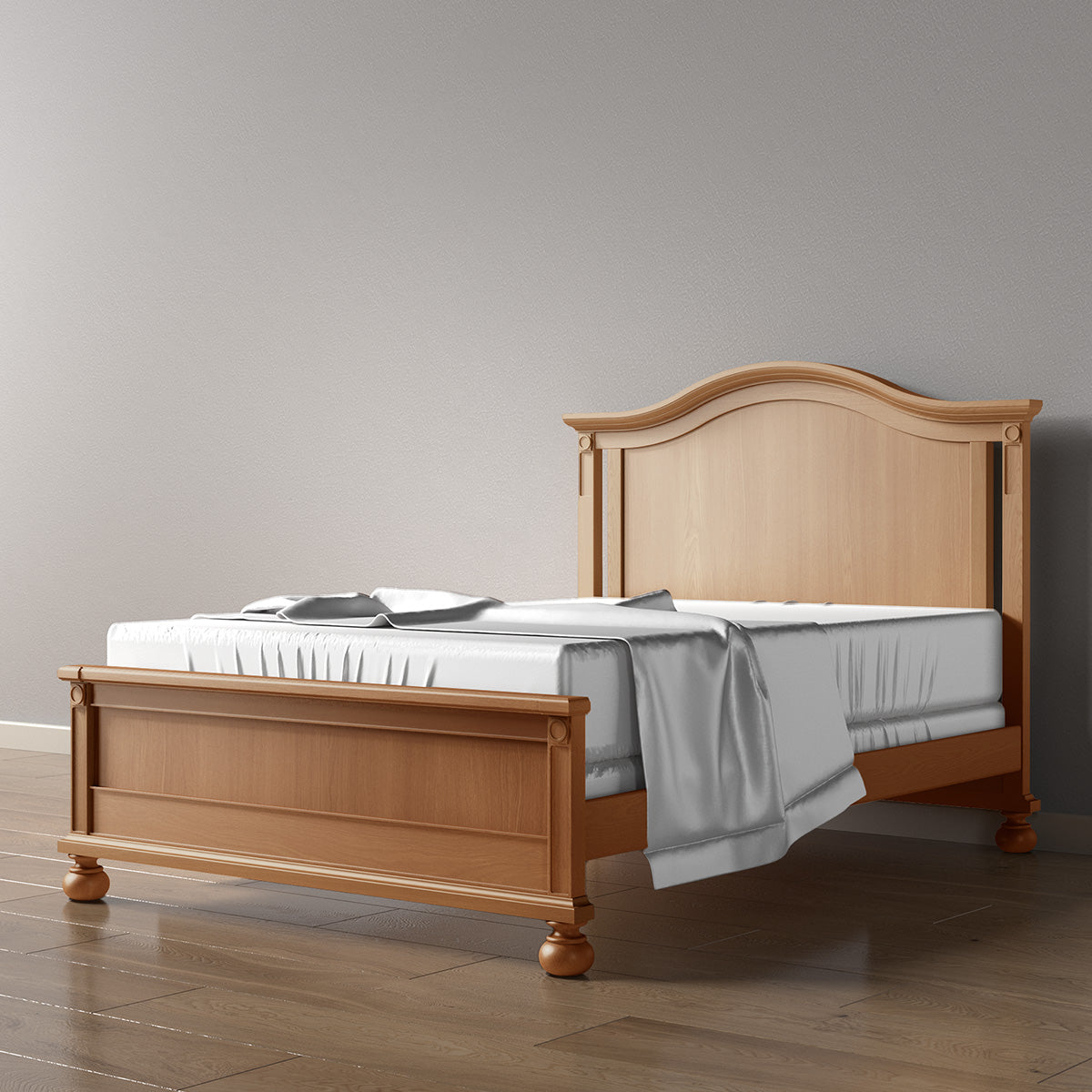 Romina Dakota Full Bed / Solid Back Beds - Full Romina Furniture Harvest