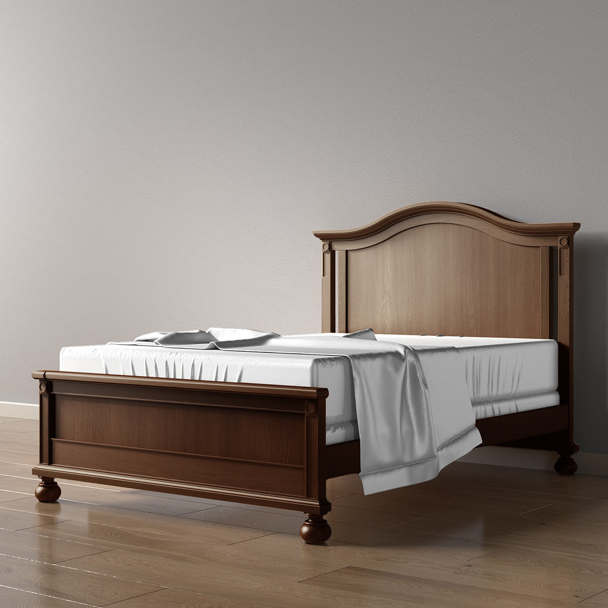 Romina Dakota Full Bed / Solid Back Beds - Full Romina Furniture Nocello