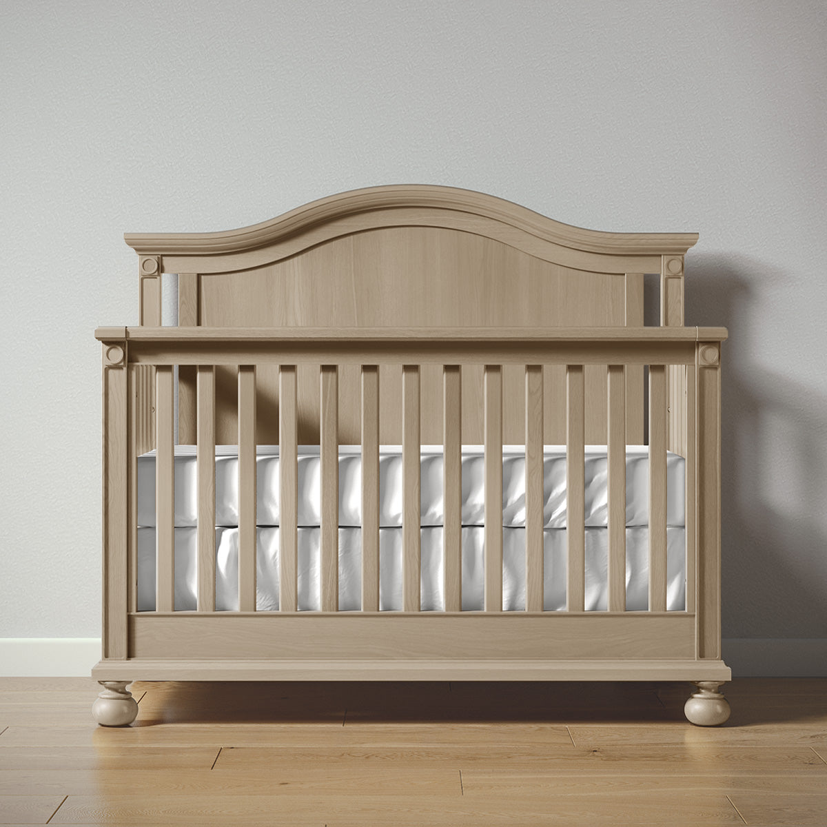 Romina Dakota Convertible Crib Cribs Romina Furniture Sandstone