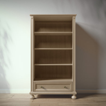 Romina Dakota Bookcase Bookcases Romina Furniture Sandstone Bronze Swirl Knob