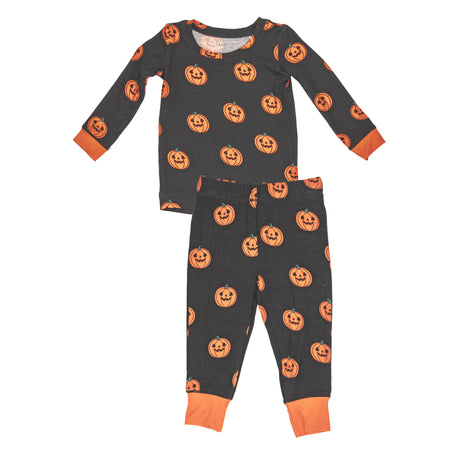 Jack O Lantern L/S Toddler Loungewear Set Clothing - Pajamas Angel Dear