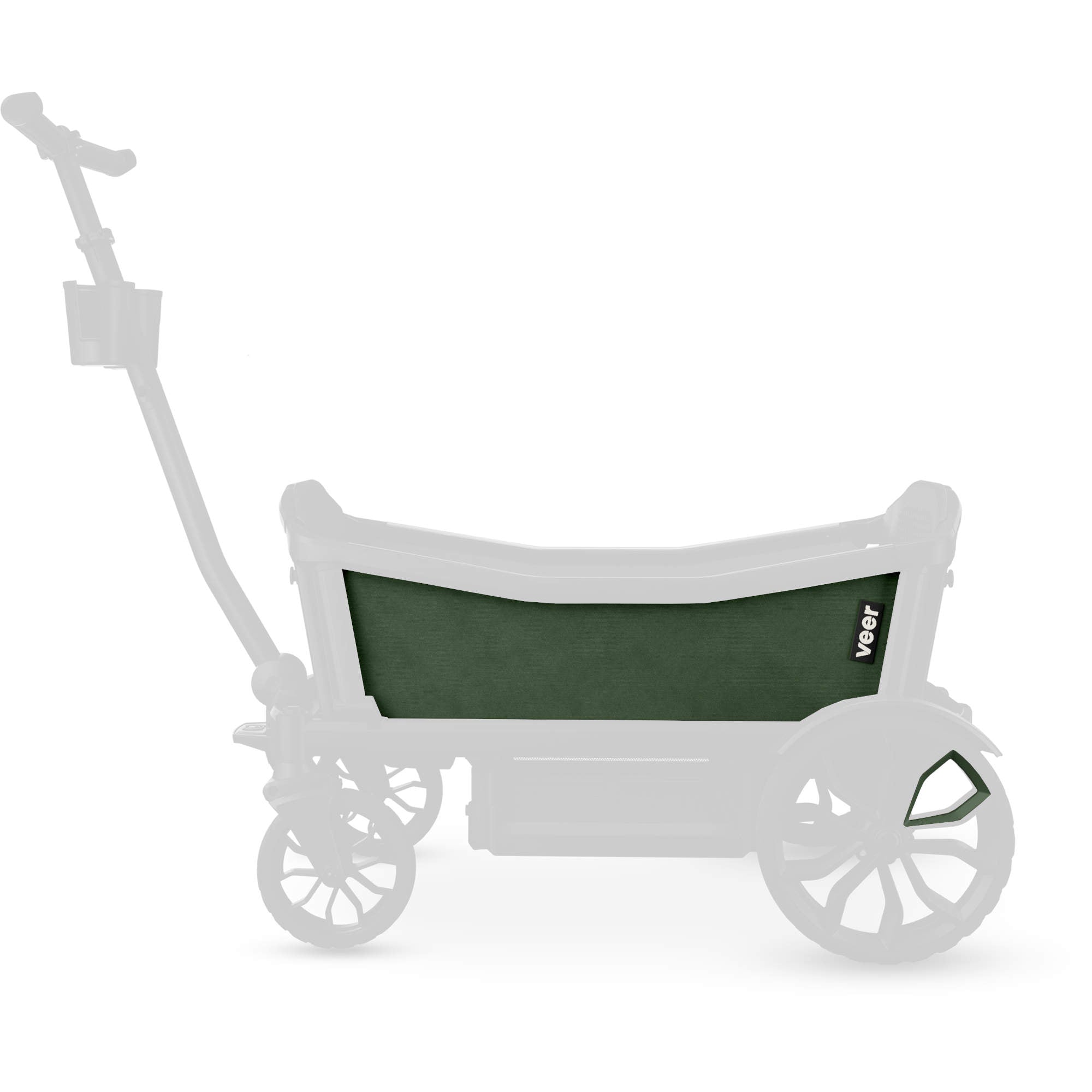 Cruiser Custom Sidewall Stroller Accessories Veer Green Jasper
