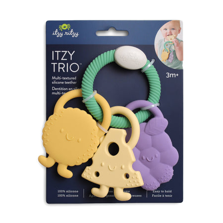 Itzy Trio™ Multi-textured Silicone Teether Charcuterie Activity Toys Itzy Ritzy