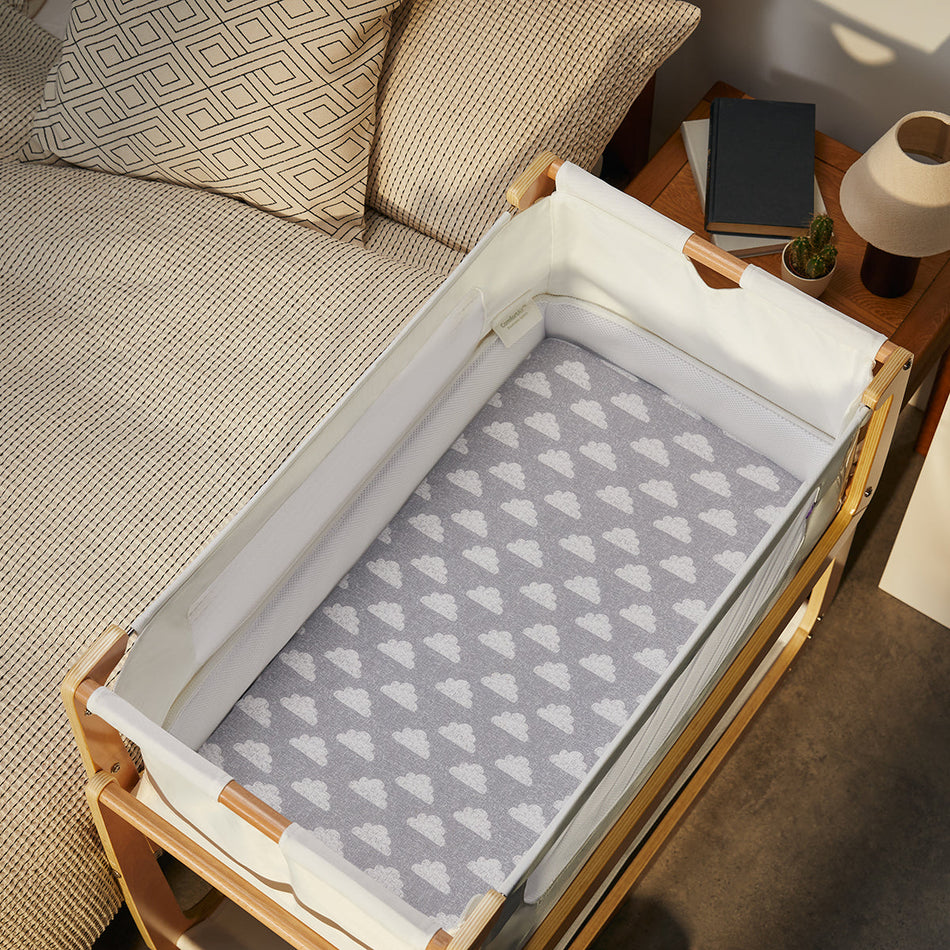 Twin Pack Bassinet Sheets - Cloud