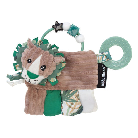 Les Deglingos Activity Rattle Toys - Infant Tri Action Toys Jelekros the Lion