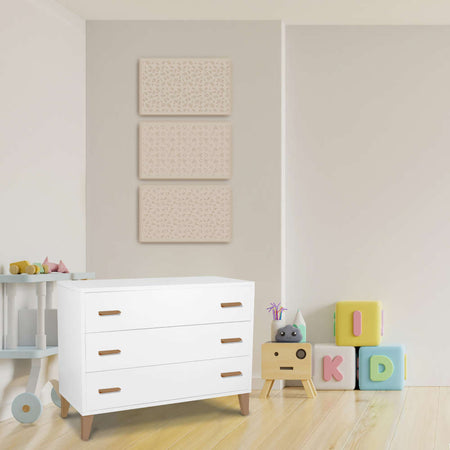 Caravaggio 3-Drawer Dresser Dressers Pali