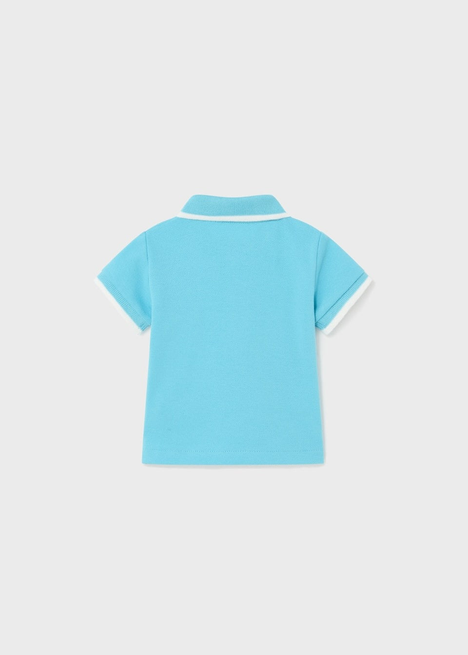 Capri Blue Polo Shirt w/ Shorts Set Clothing - Infant Mayoral