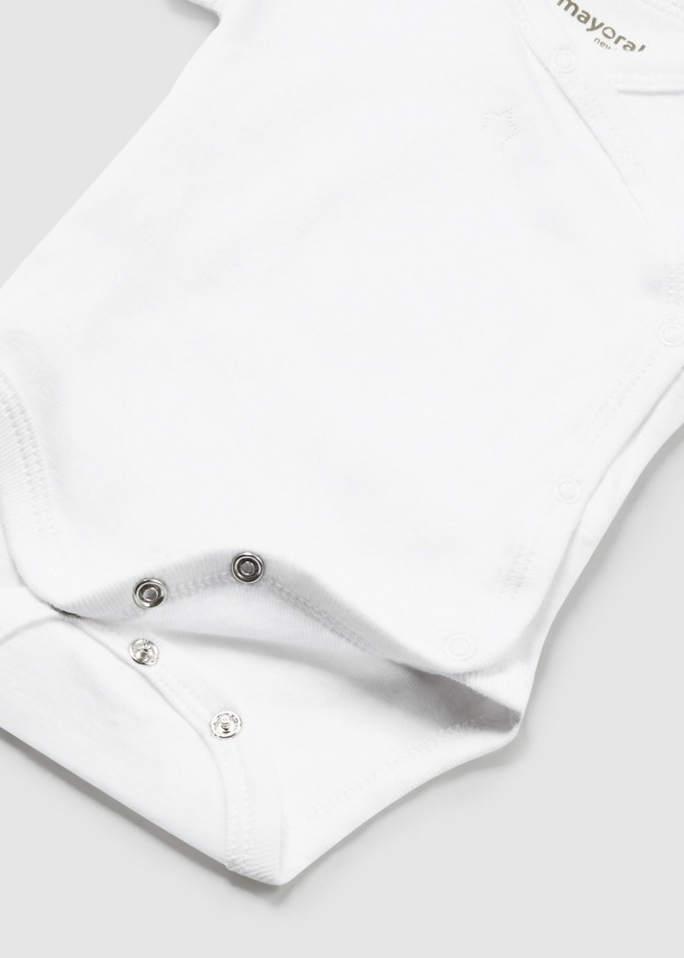 Better Cotton White S/S Bodysuit Bodysuits Mayoral