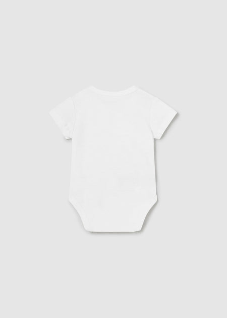 Better Cotton White S/S Bodysuit Bodysuits Mayoral