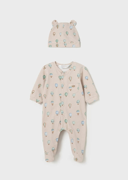 Newborn Footie w/ Hat - Lagoon Clothing - Infant Mayoral