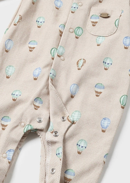 Newborn Footie w/ Hat - Lagoon Clothing - Infant Mayoral