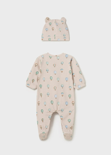 Newborn Footie w/ Hat - Lagoon Clothing - Infant Mayoral