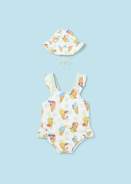 Pear Swim Short & Hat Baby & Toddler Swimwear Mayoral
