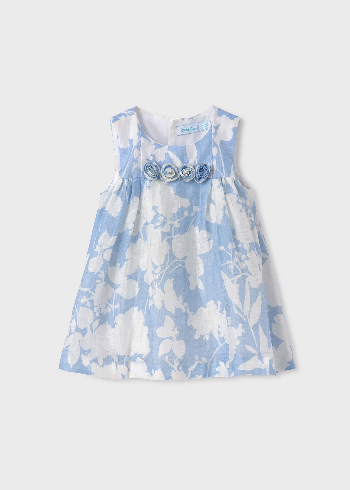 Abel & Lula Baby Printed Linen Dress 12M