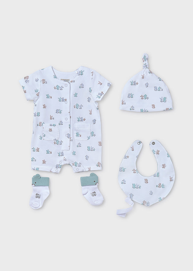 Newborn Baby 4-Piece Gift Set