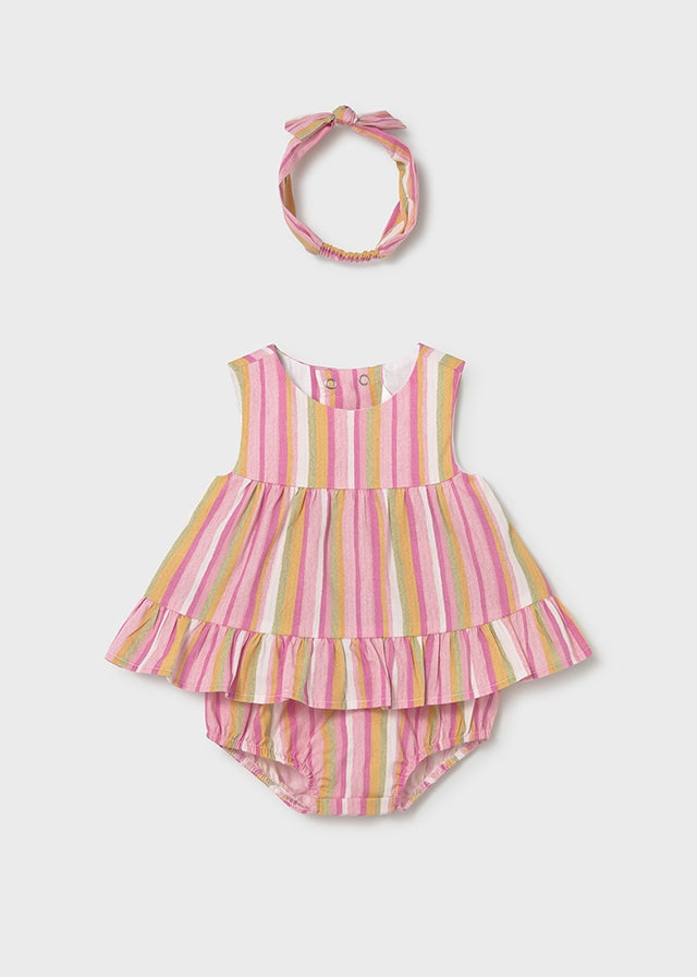 Mayoral Newborn Girl 3-Piece Set ( Blouse, Headband & Knickers ) Clothing - Boys Outfits Mayoral