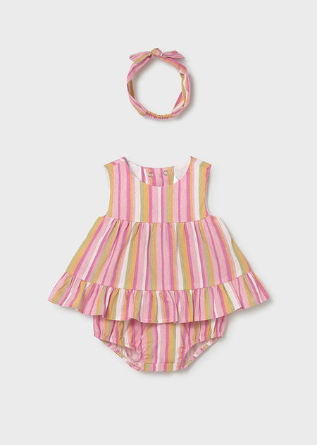 Mayoral Newborn Girl 3-Piece Set ( Blouse, Headband & Knickers ) Clothing - Boys Outfits Mayoral