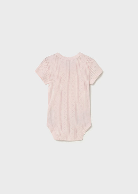 Newborn Girl Openwork Bodysuit Bodysuits Mayoral