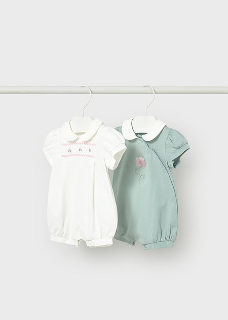 Mayoral Newborn Girl Romper Rompers & Coveralls Mayoral
