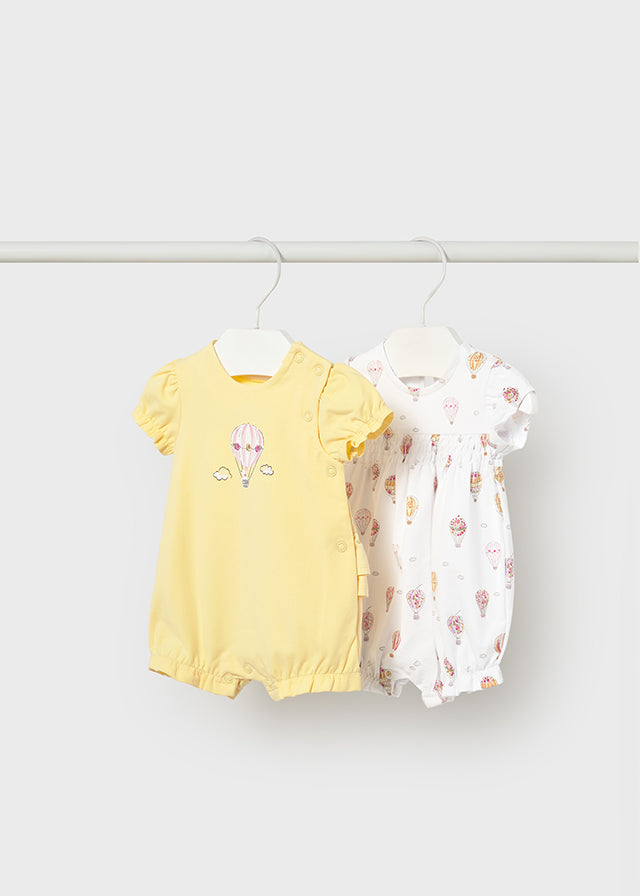 Mayoral Newborn Girl Romper \ Sunny
