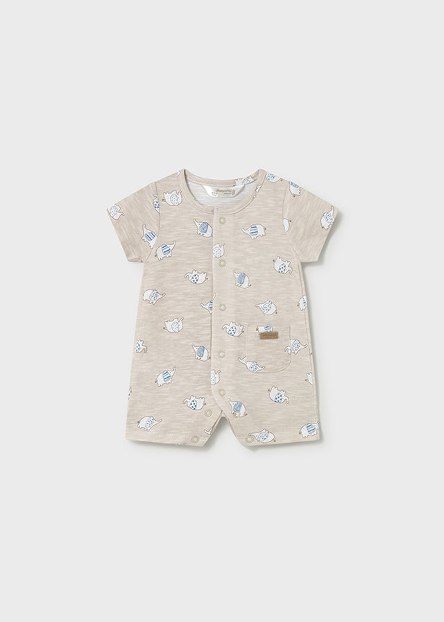 Mayoral Newborn Boy Printed Romper Rompers & Coveralls Mayoral