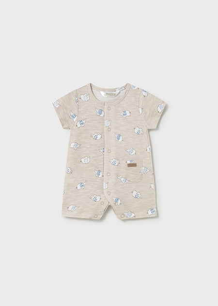 Mayoral Newborn Boy Printed Romper Rompers & Coveralls Mayoral
