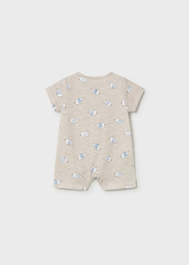 Mayoral Newborn Boy Printed Romper